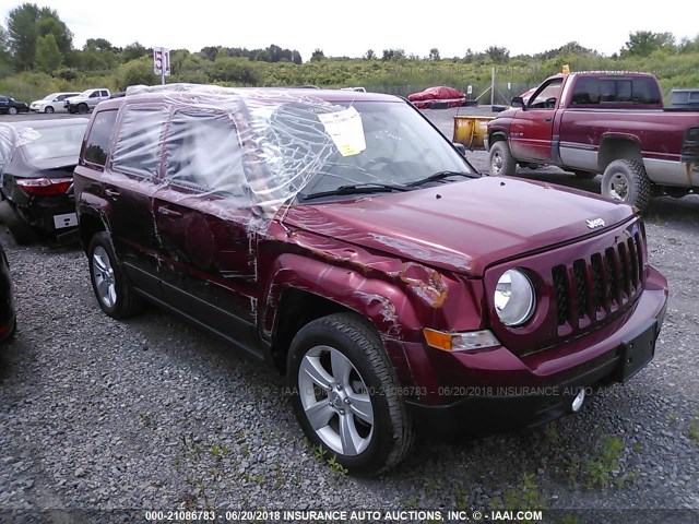 1C4NJRFB2GD523412 - 2016 JEEP PATRIOT LATITUDE RED photo 1