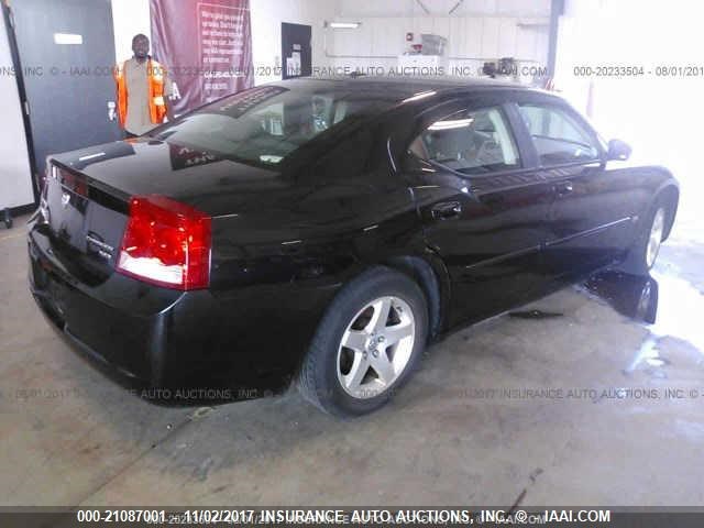 2B3CA3CV1AH271134 - 2010 DODGE CHARGER SXT BLACK photo 4