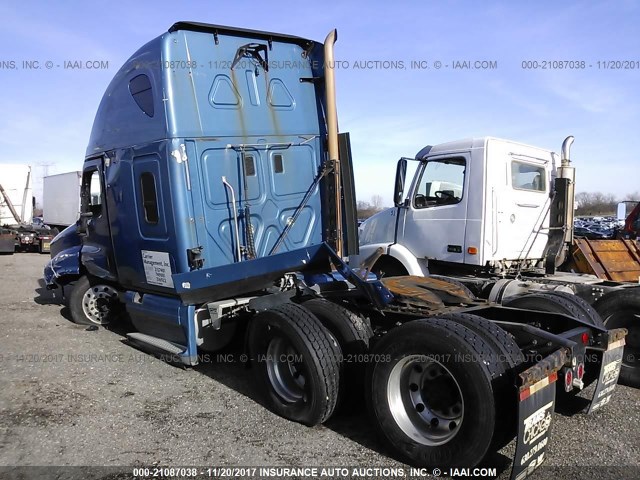 1FUJGLDR8BSAU6074 - 2011 FREIGHTLINER CASCADIA 125  BLUE photo 3