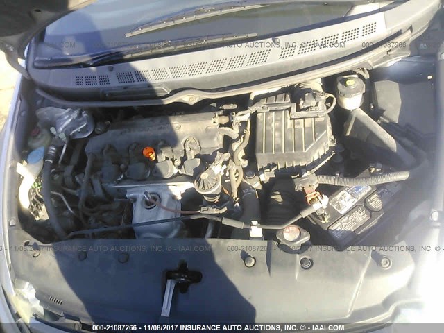 19XFA1F93AE021291 - 2010 HONDA CIVIC EXL SILVER photo 10