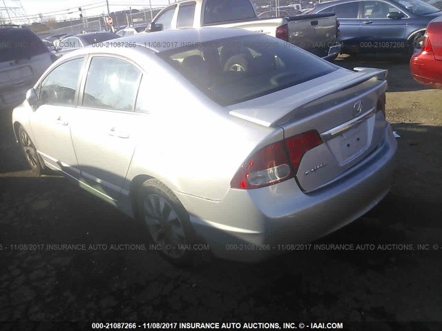 19XFA1F93AE021291 - 2010 HONDA CIVIC EXL SILVER photo 3