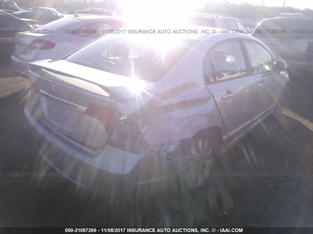 19XFA1F93AE021291 - 2010 HONDA CIVIC EXL SILVER photo 4