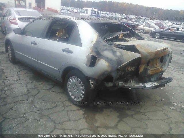 1HGCM56137A078549 - 2007 HONDA ACCORD VALUE SILVER photo 3