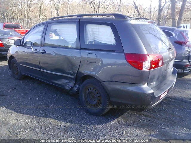 5TDZK23C37S073258 - 2007 TOYOTA SIENNA CE/LE GRAY photo 3