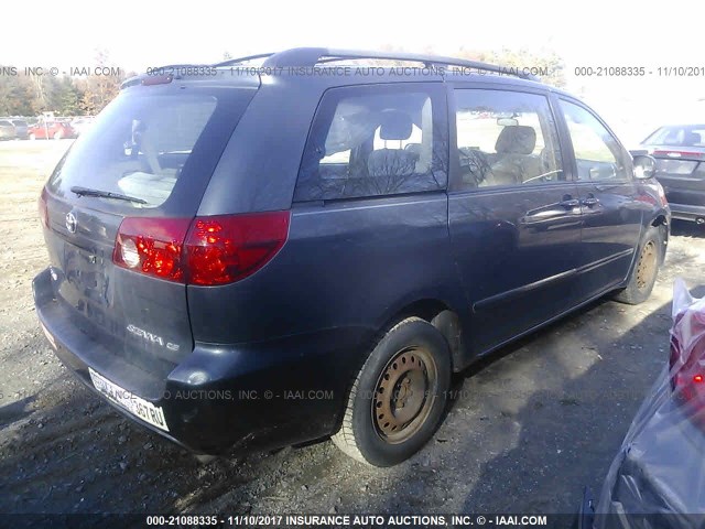 5TDZK23C37S073258 - 2007 TOYOTA SIENNA CE/LE GRAY photo 4