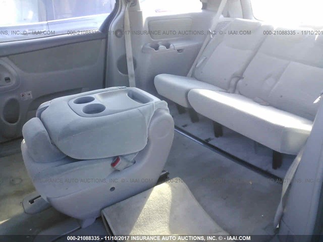 5TDZK23C37S073258 - 2007 TOYOTA SIENNA CE/LE GRAY photo 8