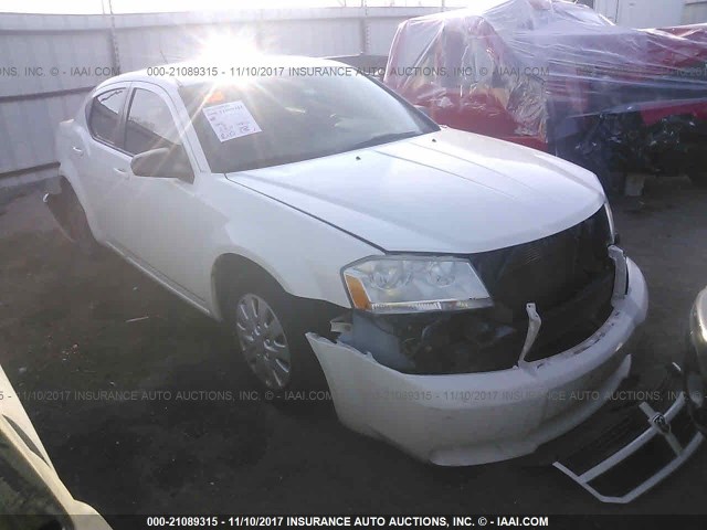 1B3CC4FB0AN139460 - 2010 DODGE AVENGER SXT WHITE photo 1