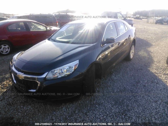 1G11C5SL6FF267416 - 2015 CHEVROLET MALIBU 1LT BLACK photo 2