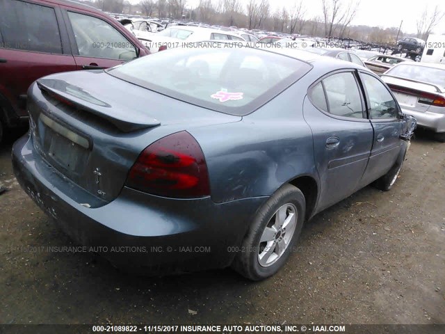 2G2WP552561197293 - 2006 PONTIAC GRAND PRIX BLUE photo 4