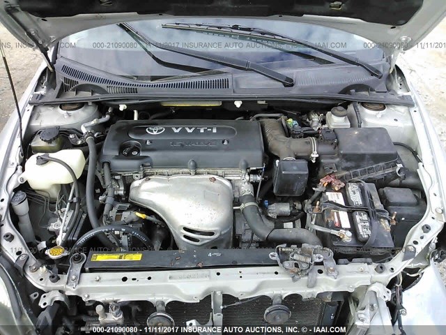 JTKDE167050047445 - 2005 TOYOTA SCION TC SILVER photo 10