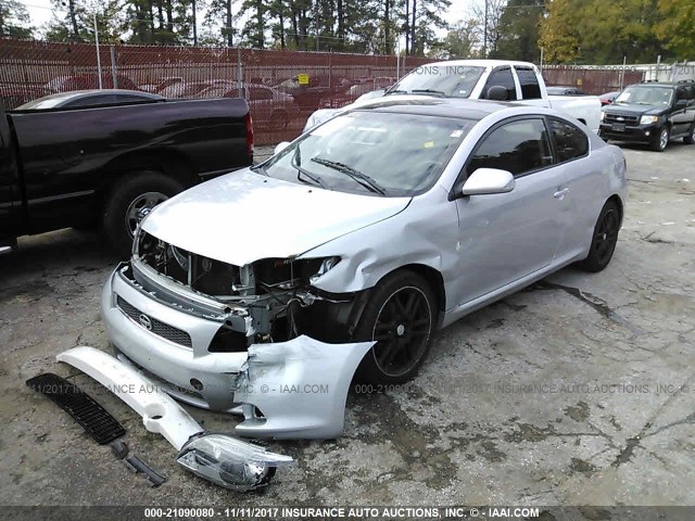 JTKDE167050047445 - 2005 TOYOTA SCION TC 银色 照片 2