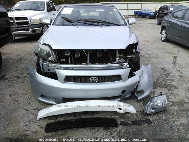 JTKDE167050047445 - 2005 TOYOTA SCION TC 银色 照片 6