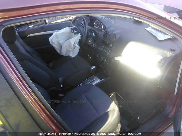 KL1TD5DE3BB243157 - 2011 CHEVROLET AVEO LS/LT 棕色 照片 5