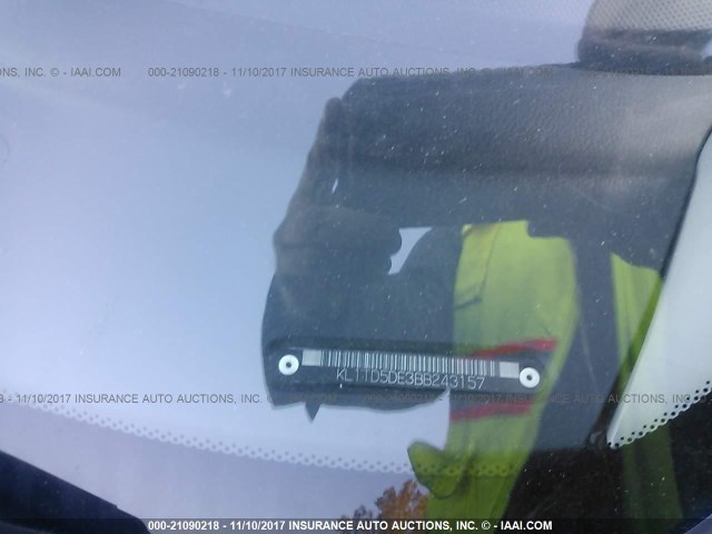 KL1TD5DE3BB243157 - 2011 CHEVROLET AVEO LS/LT 棕色 照片 9