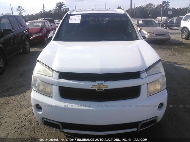 2CNDL937786298891 - 2008 CHEVROLET EQUINOX SPORT WHITE photo 6