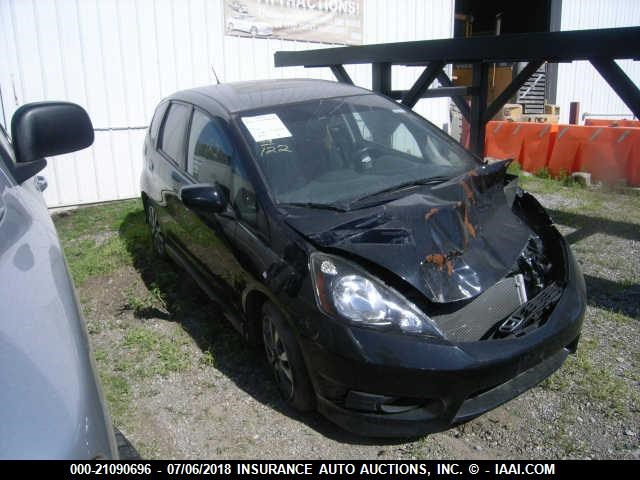 JHMGE8H50DC036353 - 2013 HONDA FIT SPORT BLACK photo 1