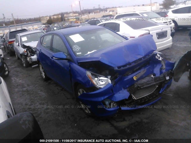 KMHCU5AE4DU069602 - 2013 HYUNDAI ACCENT GLS/SE BLUE photo 1