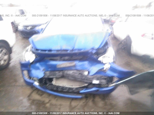 KMHCU5AE4DU069602 - 2013 HYUNDAI ACCENT GLS/SE BLUE photo 6