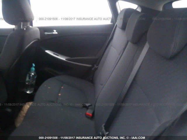 KMHCU5AE4DU069602 - 2013 HYUNDAI ACCENT GLS/SE BLUE photo 8