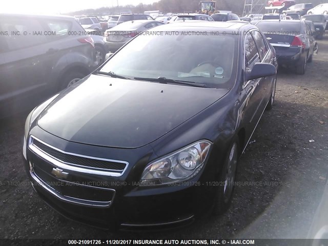 1G1ZD5E76AF306920 - 2010 CHEVROLET MALIBU 2LT BLACK photo 2