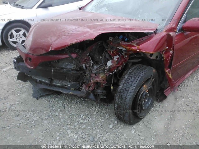 4T1BF3EK5AU048537 - 2010 TOYOTA CAMRY SE/LE/XLE RED photo 6