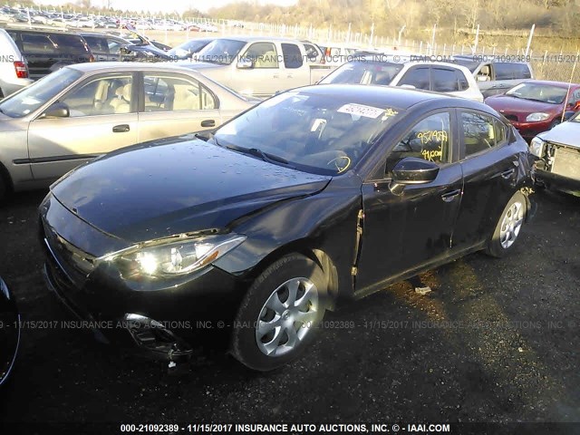 3MZBM1T74GM265164 - 2016 MAZDA 3 SPORT BLACK photo 2