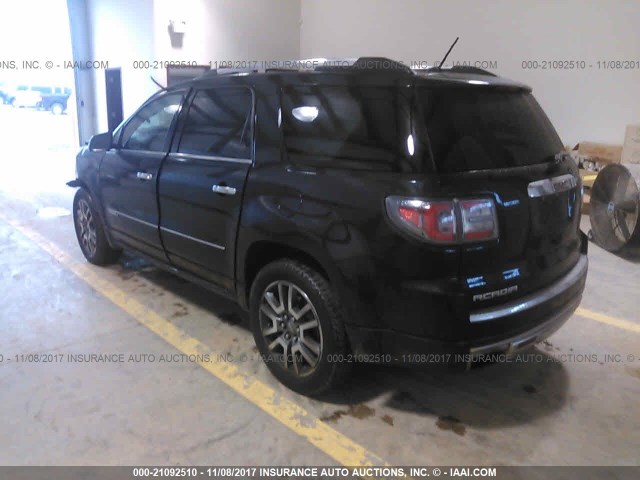 1GKKRTKD3DJ218468 - 2013 GMC ACADIA DENALI BLACK photo 3