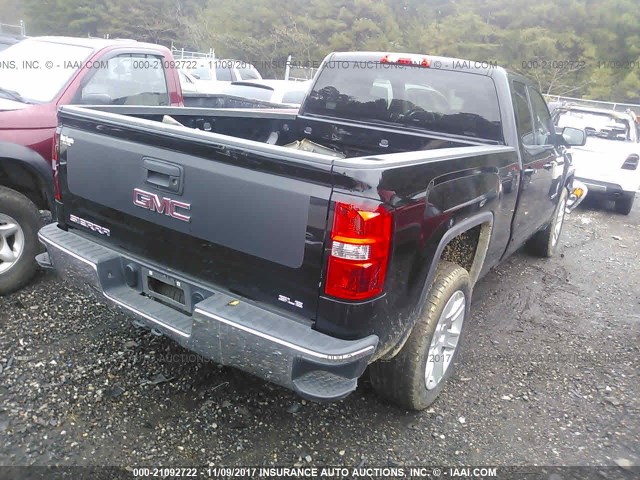 1GTV2UEC8FZ423519 - 2015 GMC SIERRA K1500 SLE BLACK photo 4