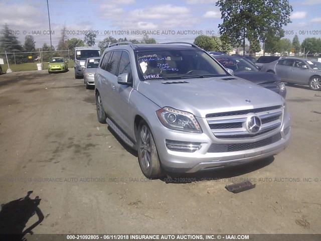 4JGDF7CE9EA349817 - 2014 MERCEDES-BENZ GL 450 4MATIC SILVER photo 1