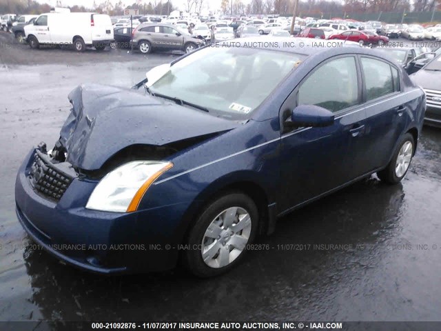 3N1AB61E68L721467 - 2008 NISSAN SENTRA 2.0/2.0S/2.0SL BLUE photo 2