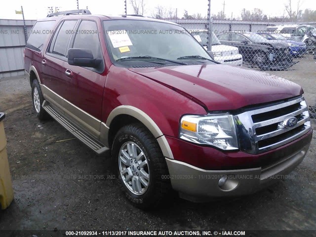 1FMJK1H52EEF13387 - 2014 FORD EXPEDITION EL XLT/EL KING RANCH RED photo 1