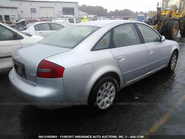 WAUBA34B6XN071684 - 1999 AUDI A6 2.8 QUATTRO SILVER photo 4