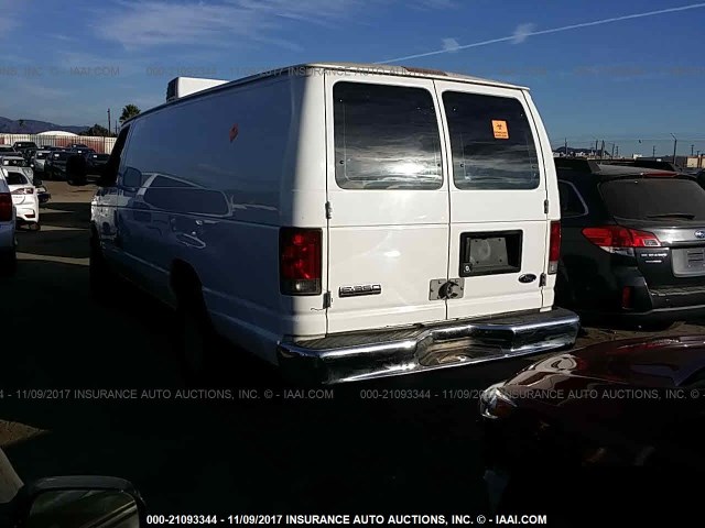 1FTSS34L18DA32629 - 2008 FORD ECONOLINE E350 SUPER DUTY VAN WHITE photo 3