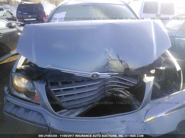 2A8GF68496R648306 - 2006 CHRYSLER PACIFICA TOURING BLUE photo 10