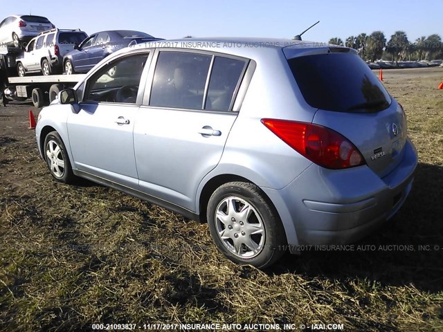 3N1BC1CP7AL437242 - 2010 NISSAN VERSA S/SL BLUE photo 3