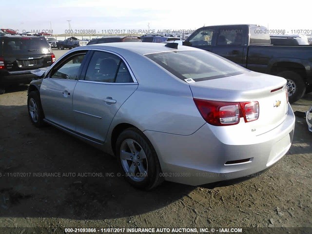 1G11A5SL0FF272763 - 2015 CHEVROLET MALIBU LS ვერცხლისფერი ფოტო 3