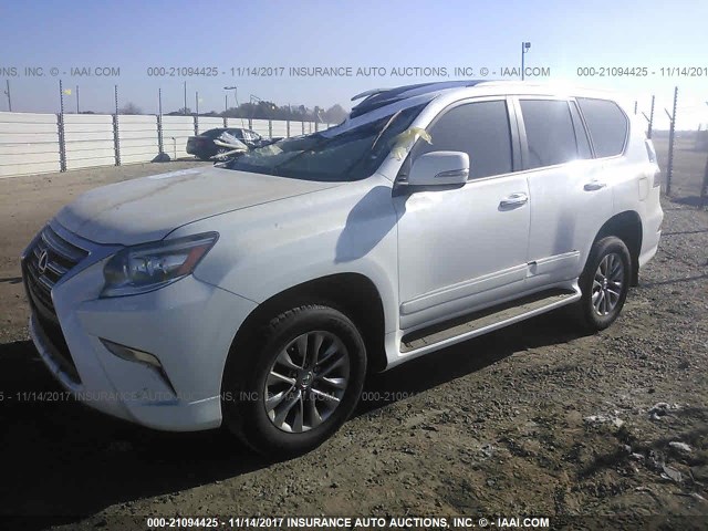 JTJJM7FX8F5113516 - 2015 LEXUS GX PREMIUM WHITE photo 2