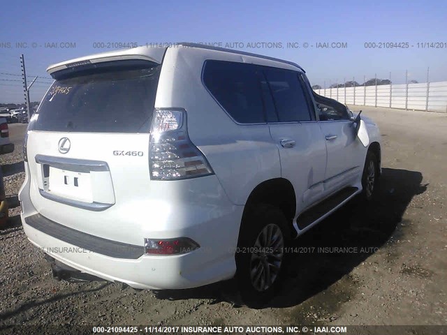 JTJJM7FX8F5113516 - 2015 LEXUS GX PREMIUM WHITE photo 4