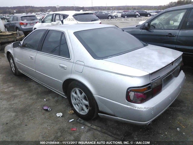 1G6KY54912U103045 - 2002 CADILLAC SEVILLE STS SILVER photo 3