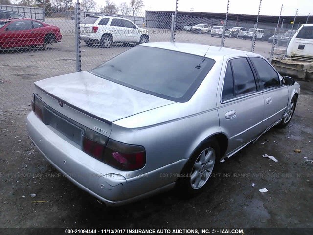 1G6KY54912U103045 - 2002 CADILLAC SEVILLE STS SILVER photo 4