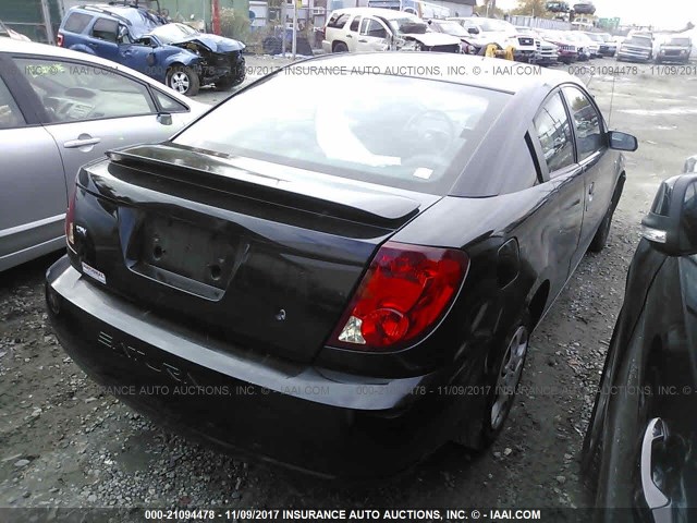 1G8AN14F75Z119624 - 2005 SATURN ION LEVEL 2 BLACK photo 4