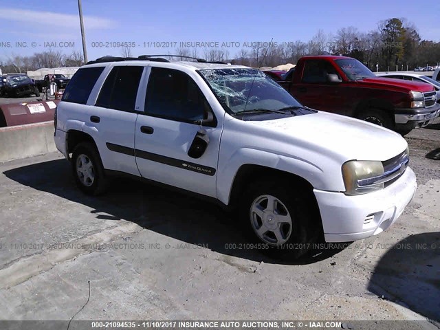 1GNDS13S732287903 - 2003 CHEVROLET TRAILBLAZER  WHITE photo 1