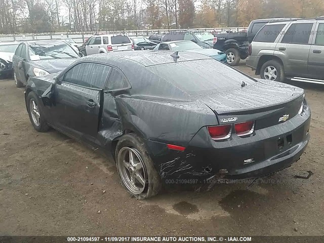 2G1FS1EW9D9241745 - 2013 CHEVROLET CAMARO SS GRAY photo 3