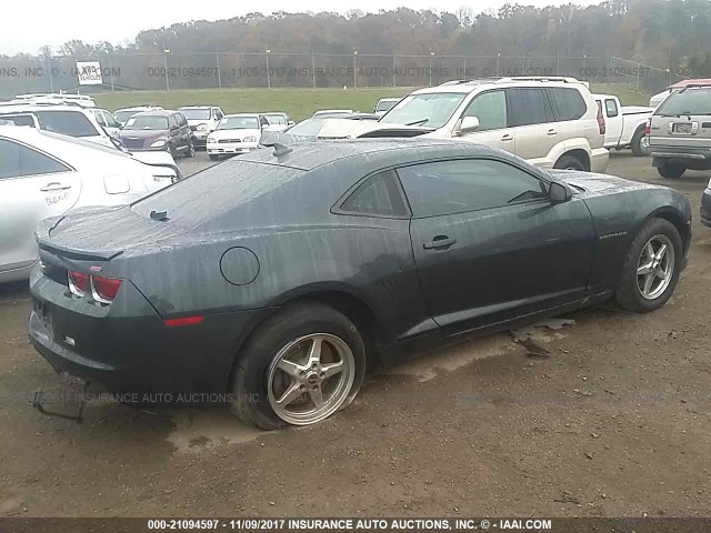 2G1FS1EW9D9241745 - 2013 CHEVROLET CAMARO SS GRAY photo 4