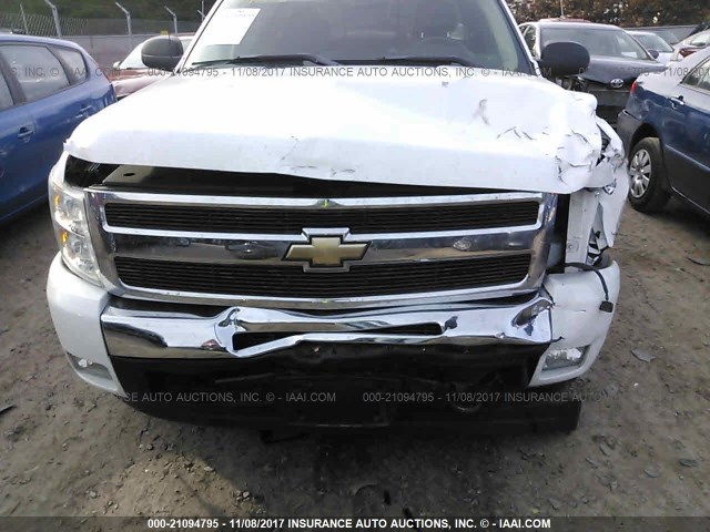 1GCEK29J69Z193741 - 2009 CHEVROLET SILVERADO K1500 LT WHITE photo 6