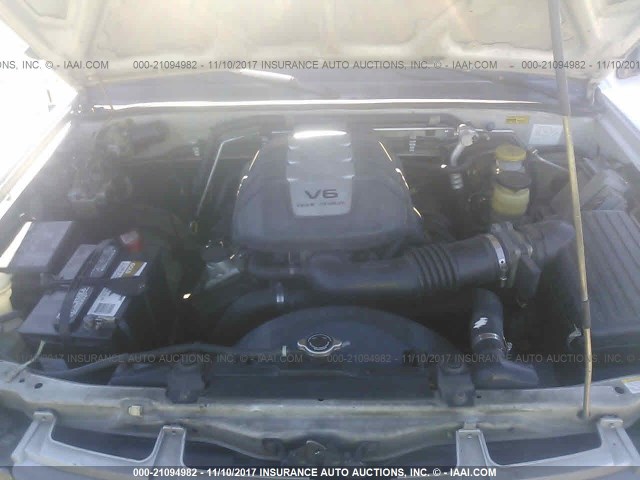 4S6CK58W814416372 - 2001 HONDA PASSPORT EX/LX Արծաթագույն լուսանկար 10