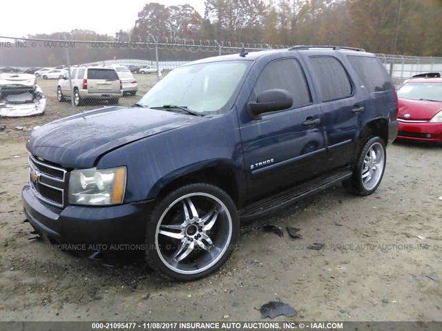 1GNFC13C68R177258 - 2008 CHEVROLET TAHOE C1500 BLUE photo 2