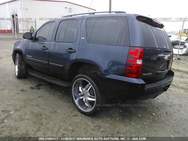 1GNFC13C68R177258 - 2008 CHEVROLET TAHOE C1500 BLUE photo 3