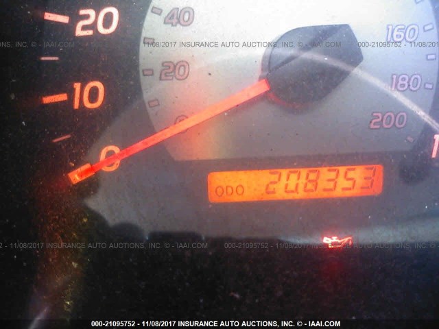 5TEUX42N85Z037317 - 2005 TOYOTA TACOMA ACCESS CAB Schwarz Foto 7