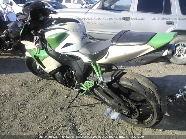 JH2SC57087M302309 - 2007 HONDA CBR1000 RR GREEN photo 3